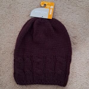 Dark Maroon slouch beanie